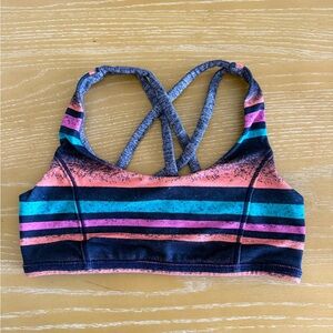 Girls Ivivva sports bras strappy back.        Size: 10